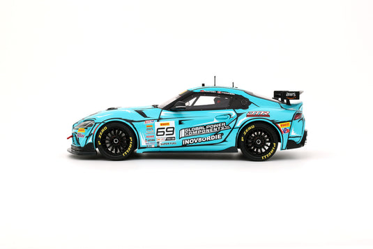 TOYOTA GR SUPRA GT4 EVO 2 A. MCINTOSH / P. THOMPSON BLUE 2025 OTTOmobile 1:18