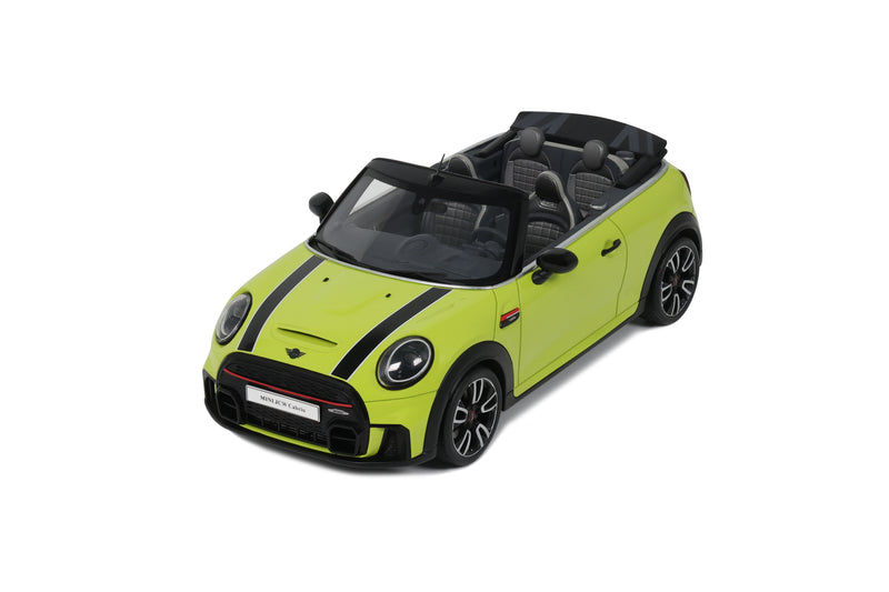 Chargez l'image dans la visionneuse de la galerie, Mini COOPER JCW CABRIO JAUNE ZESTY C5H 2021 OTTOmobile 1:18
