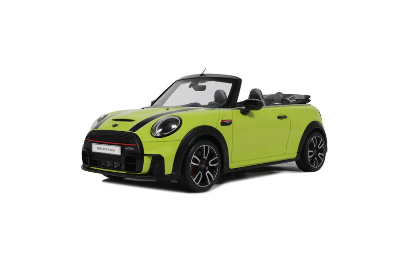 Chargez l'image dans la visionneuse de la galerie, Mini COOPER JCW CABRIO JAUNE ZESTY C5H 2021 OTTOmobile 1:18
