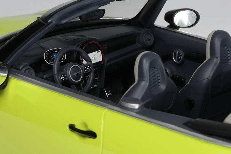 Chargez l'image dans la visionneuse de la galerie, Mini COOPER JCW CABRIO JAUNE ZESTY C5H 2021 OTTOmobile 1:18
