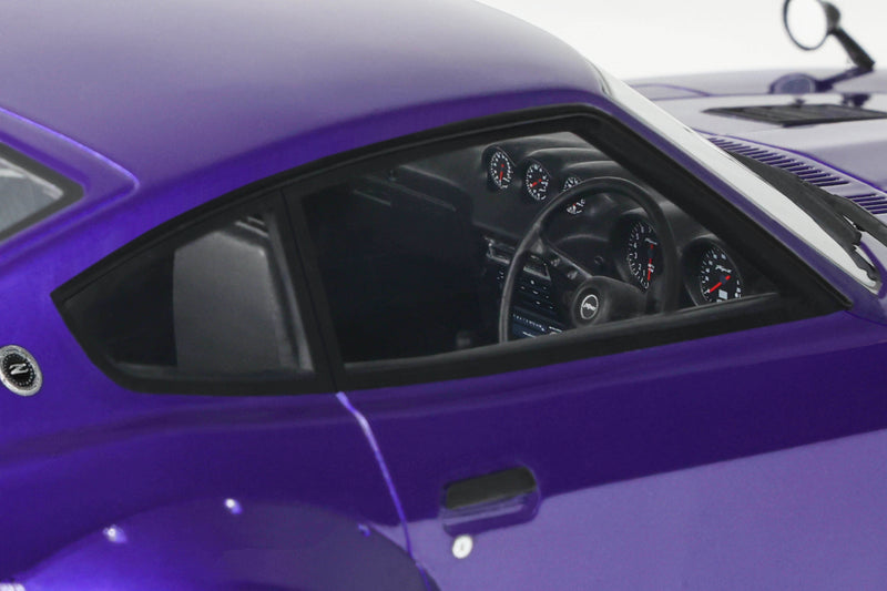 Chargez l'image dans la visionneuse de la galerie, NISSAN PANDEM FAIRLADY Z BLEU MÉTALLISÉ 2015 OTTOmobile 1:18
