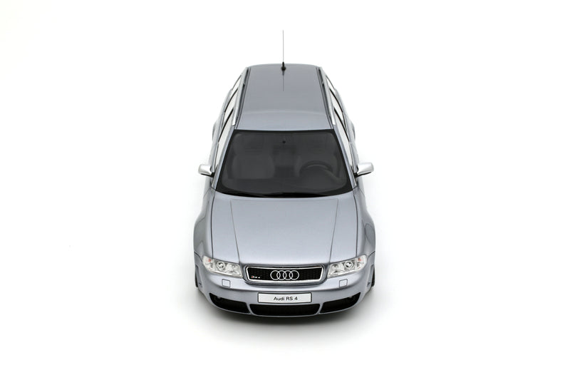 Load image into Gallery viewer, AUDI RS 4 (B5) AVANT "STANCED" AVUS SILVER 2025 OTTOmobile 1:18
