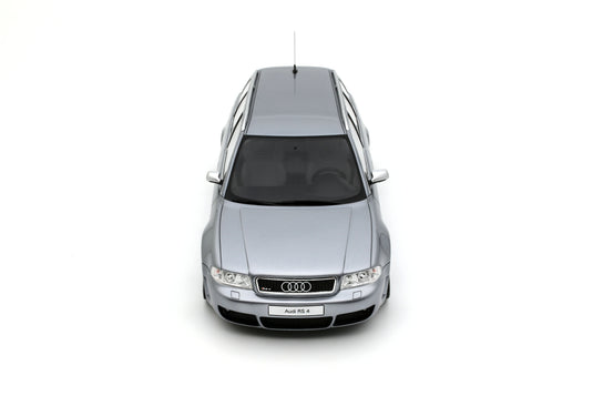 AUDI RS 4 (B5) AVANT "STANCED" AVUS SILVER 2025 OTTOmobile 1:18