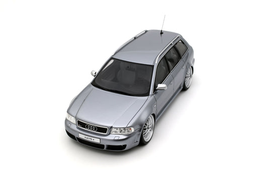 AUDI RS 4 (B5) AVANT "STANCED" AVUS SILVER 2025 OTTOmobile 1:18