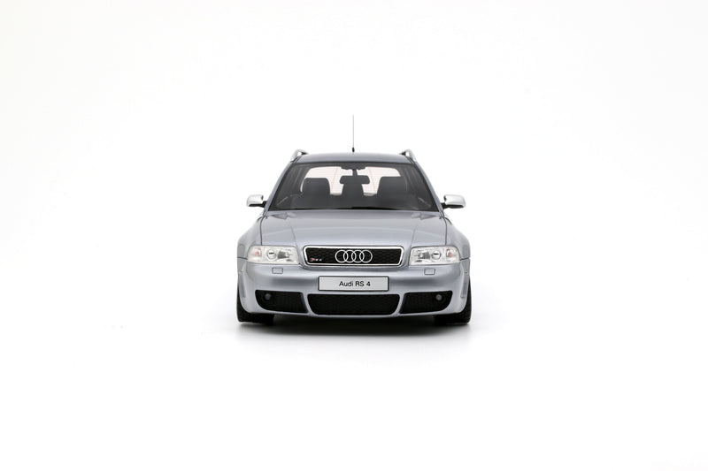 Load image into Gallery viewer, AUDI RS 4 (B5) AVANT "STANCED" AVUS SILVER 2025 OTTOmobile 1:18
