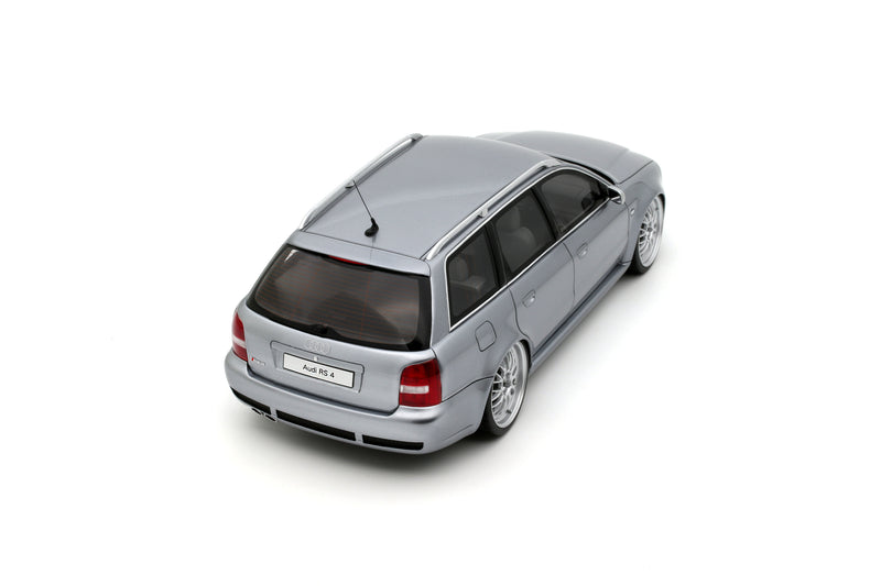 Load image into Gallery viewer, AUDI RS 4 (B5) AVANT "STANCED" AVUS SILVER 2025 OTTOmobile 1:18
