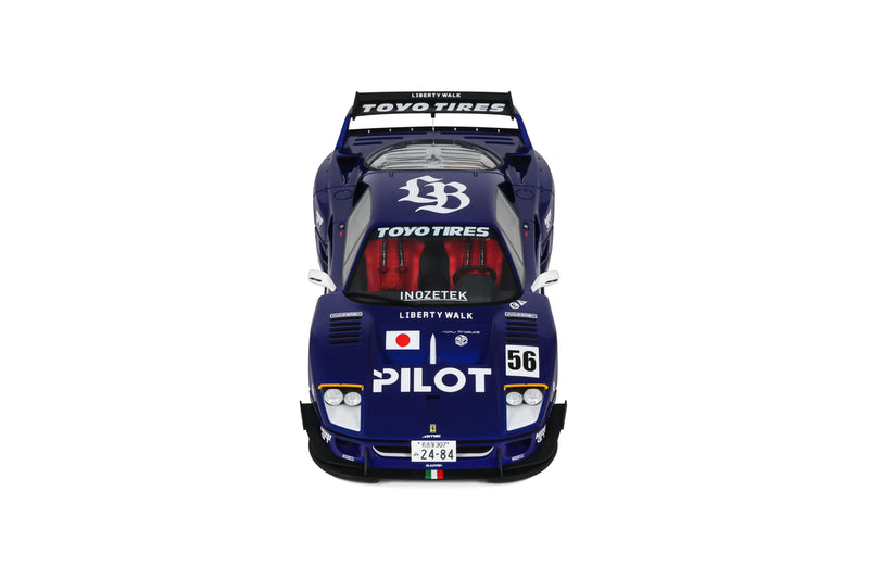 Laad de afbeelding in de Gallery-viewer, FERRARI LB-WORKS F40 METAALBLAUW 2024 OTTOmobile 1:18
