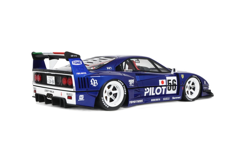 Laad de afbeelding in de Gallery-viewer, FERRARI LB-WORKS F40 METAALBLAUW 2024 OTTOmobile 1:18
