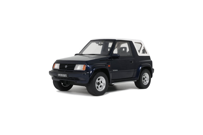 Laad de afbeelding in de Gallery-viewer, Suzuki VITARA CABRIO JLX METAALBLAUW 1994 OTTOmobile 1:18
