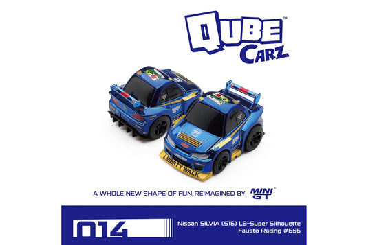 ASSORTIMENT 6 STUKS QUBE CARZ 2026 VER.2 MINI GT 1:64