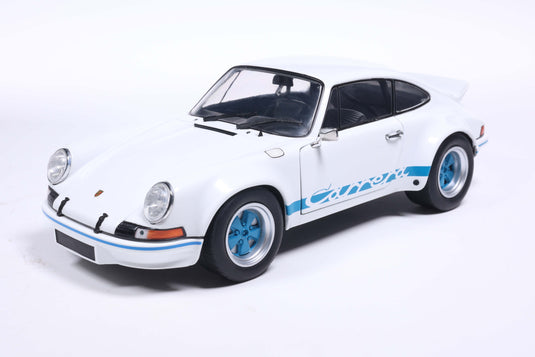 Porsche 911 RSR WHITE / BLUE CARRERA STRIPES 1973 SOLIDO 1:18