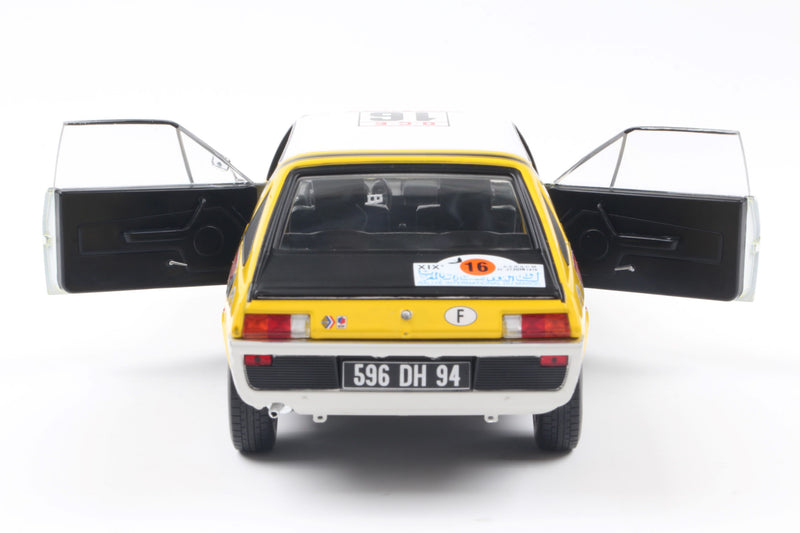 Chargez l&#39;image dans la visionneuse de la galerie, Renault 17 PH.1 JAUNE #23 PRIVE/ TILBERT RALLYE DU MAROC 1976 SOLIDO 1:18
