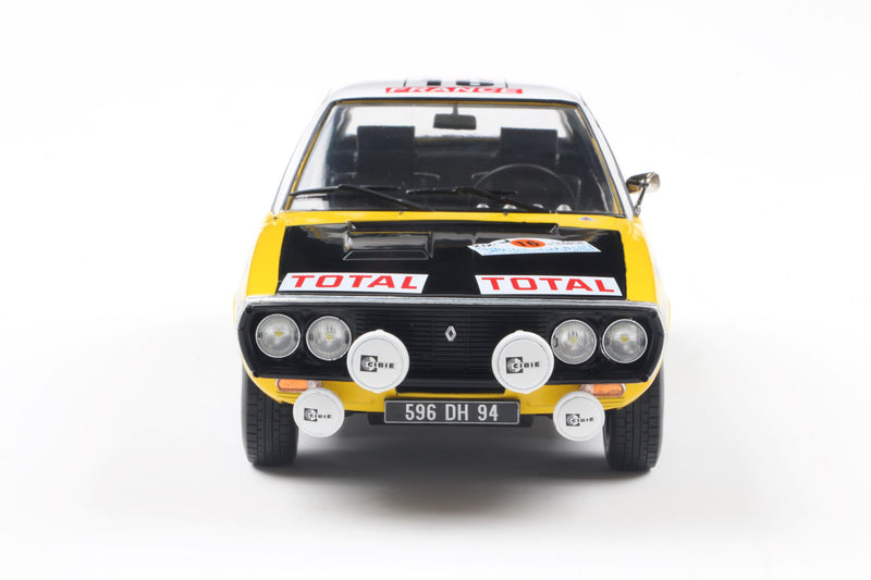 Chargez l&#39;image dans la visionneuse de la galerie, Renault 17 PH.1 JAUNE #23 PRIVE/ TILBERT RALLYE DU MAROC 1976 SOLIDO 1:18
