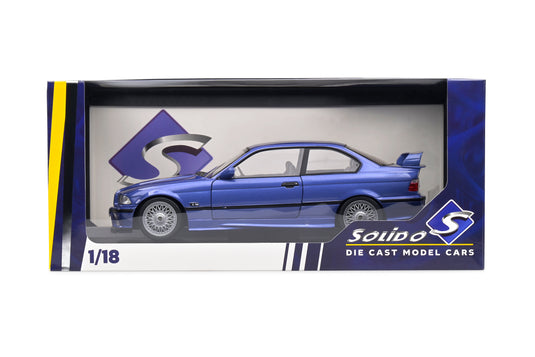 BMW M3 COUPE ESTORIL BLAUW SOLIDO WORKS 1996 SOLIDO 1:18