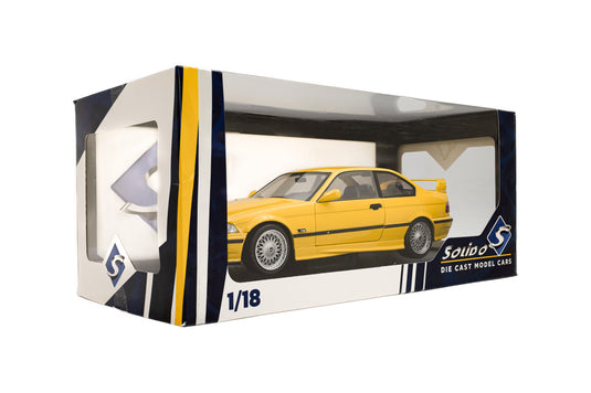 BMW M3 COUPE SOLIDO WORKS DAKAR GEEL 1991 SOLIDO 1:18