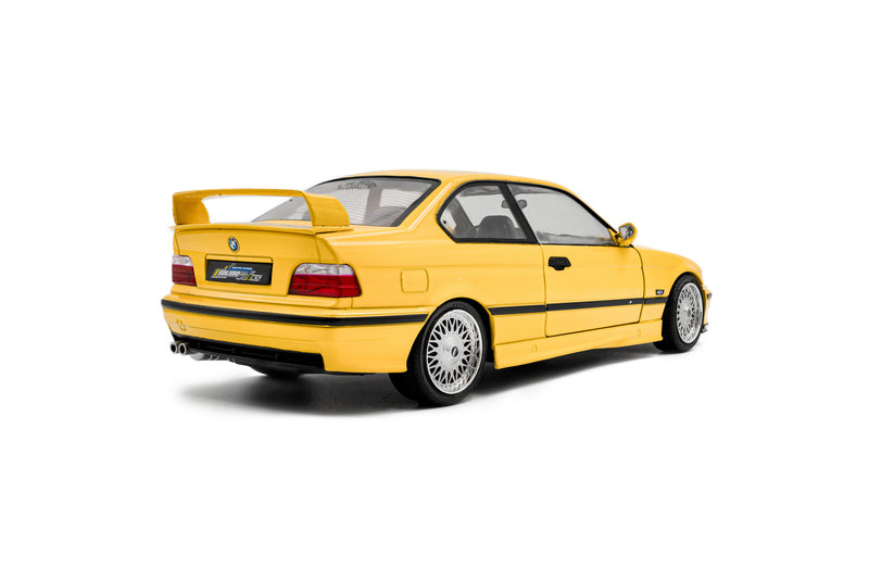 Laad de afbeelding in de Gallery-viewer, BMW M3 COUPE SOLIDO WORKS DAKAR GEEL 1991 SOLIDO 1:18
