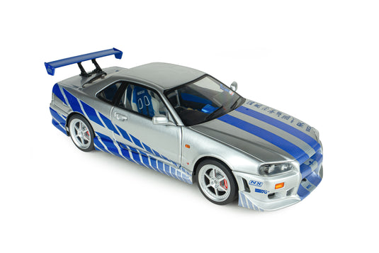 NISSAN SKYLINE GT-R (BNR34) 2FAST2FURIOUS BRIAN SOLIDO 1:18