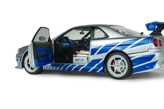NISSAN SKYLINE GT-R (BNR34) 2FAST2FURIOUS BRIAN SOLIDO 1:18