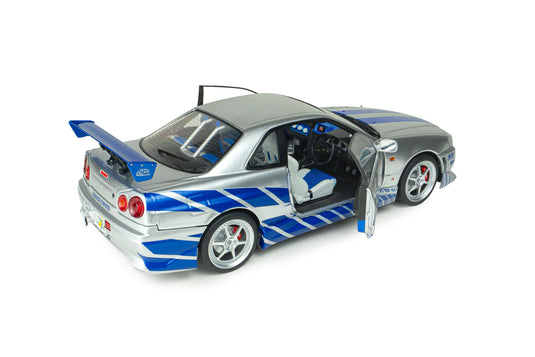 NISSAN SKYLINE GT-R (BNR34) 2FAST2FURIOUS BRIAN SOLIDO 1:18