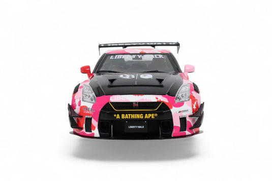 Nissan GT-R (R35) W/ LIBERTY WALK BODY KIT 2.0 PINK CAMO 2025 SOLIDO 1:18