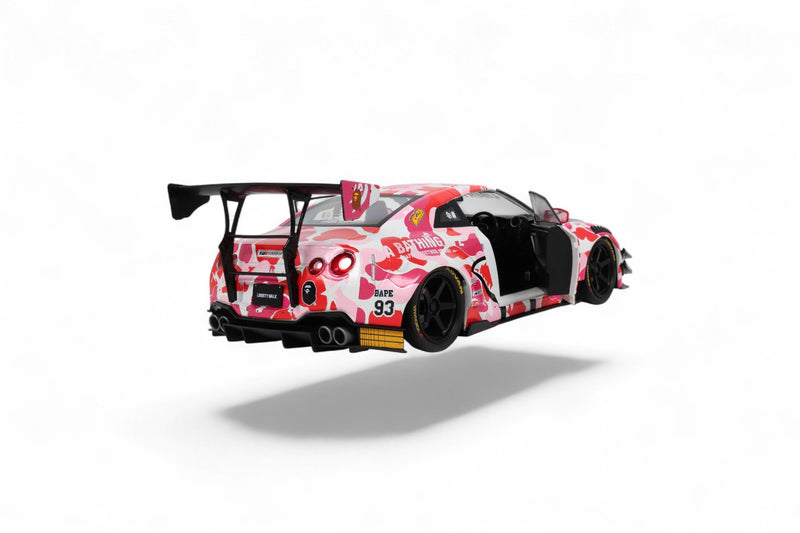 Load image into Gallery viewer, Nissan GT-R (R35) W/ LIBERTY WALK BODY KIT 2.0 PINK CAMO 2025 SOLIDO 1:18
