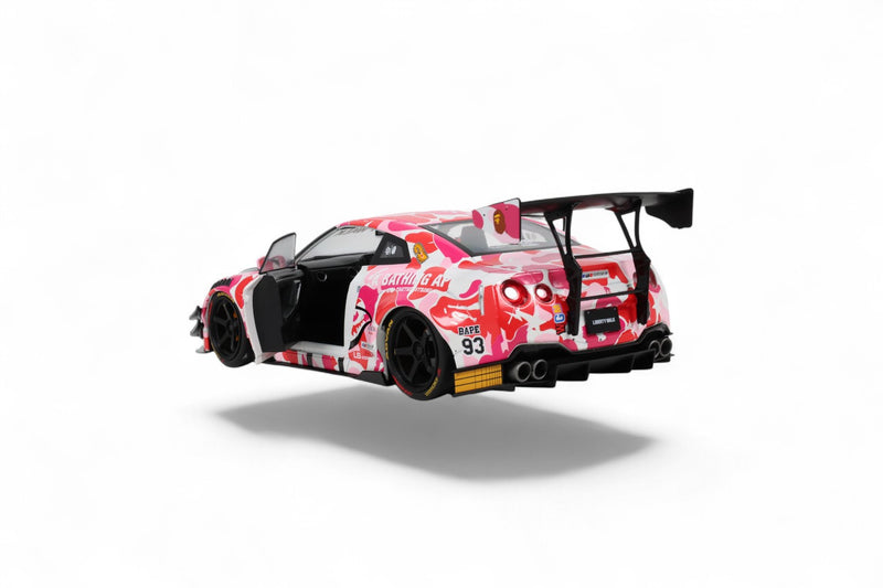 Load image into Gallery viewer, Nissan GT-R (R35) W/ LIBERTY WALK BODY KIT 2.0 PINK CAMO 2025 SOLIDO 1:18

