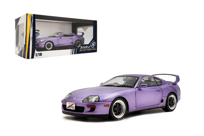 Laad de afbeelding in de Gallery-viewer, TOYOTA SUPRA MK4 (A80) SOLIDO WORKS PAARS 1993 SOLIDO 1:18
