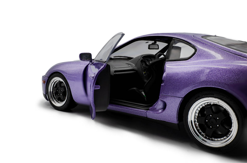 Laad de afbeelding in de Gallery-viewer, TOYOTA SUPRA MK4 (A80) SOLIDO WORKS PAARS 1993 SOLIDO 1:18
