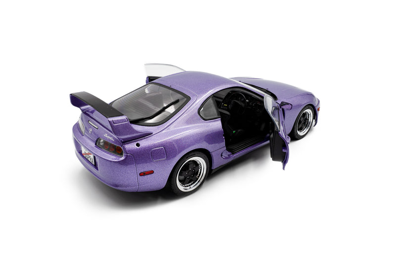 Laad de afbeelding in de Gallery-viewer, TOYOTA SUPRA MK4 (A80) SOLIDO WORKS PAARS 1993 SOLIDO 1:18
