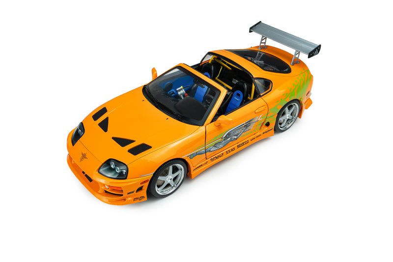 Chargez l'image dans la visionneuse de la galerie, TOYOTA SUPRA MK4 (A80) FAST&amp;FURIOUS 1 BRIAN TOIT OUVRANT 2001 SOLIDO 1:18
