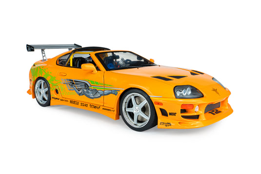 TOYOTA SUPRA MK4 (A80) FAST&FURIOUS 1 BRIAN TOIT OUVRANT 2001 SOLIDO 1:18