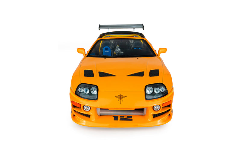 Chargez l'image dans la visionneuse de la galerie, TOYOTA SUPRA MK4 (A80) FAST&amp;FURIOUS 1 BRIAN TOIT OUVRANT 2001 SOLIDO 1:18
