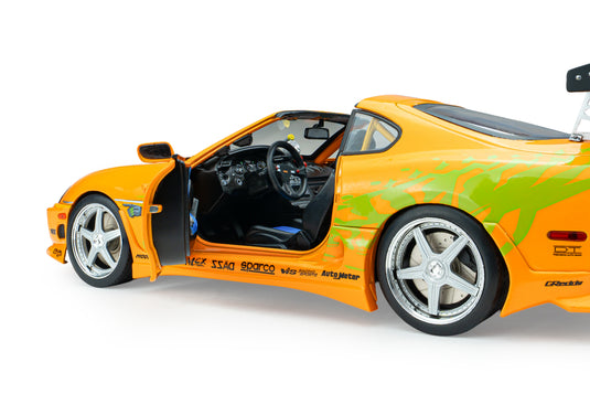 TOYOTA SUPRA MK4 (A80) FAST&FURIOUS 1 BRIAN TOIT OUVRANT 2001 SOLIDO 1:18