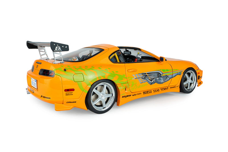 Chargez l'image dans la visionneuse de la galerie, TOYOTA SUPRA MK4 (A80) FAST&amp;FURIOUS 1 BRIAN TOIT OUVRANT 2001 SOLIDO 1:18
