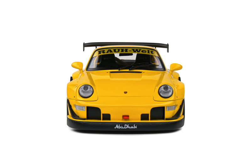 Laad de afbeelding in de Gallery-viewer, PORSCHE RWB BODYKIT MIDAS GEEL 2023 SOLIDO 1:18

