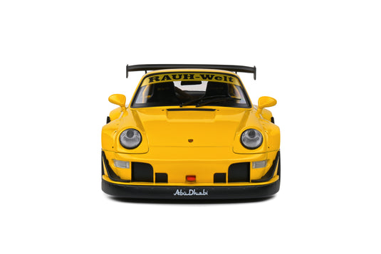 PORSCHE RWB BODYKIT MIDAS GEEL 2023 SOLIDO 1:18