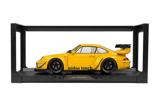PORSCHE RWB BODYKIT MIDAS GEEL 2023 SOLIDO 1:18