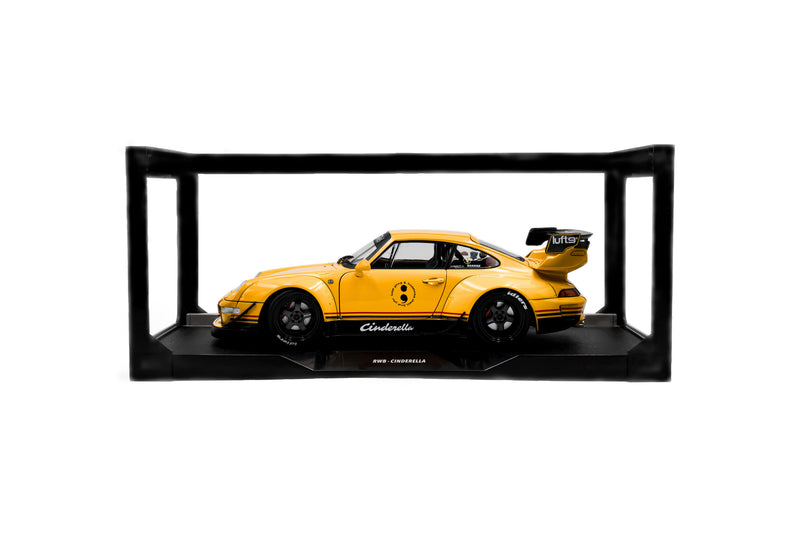 Laad de afbeelding in de Gallery-viewer, PORSCHE RWB BODYKIT CINDERELLA GEEL 2020 SOLIDO 1:18
