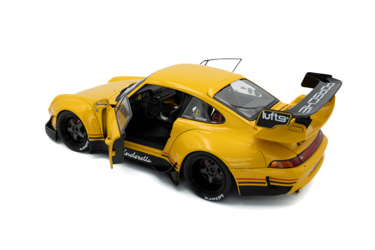 PORSCHE RWB BODYKIT CINDERELLA GEEL 2020 SOLIDO 1:18