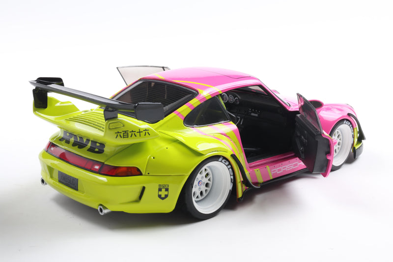 Chargez l&#39;image dans la visionneuse de la galerie, Porsche RWB BODYKIT ROSE 2024 SOLIDO 1:18
