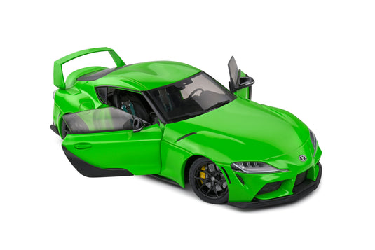 TOYOTA GR SUPRA SOLIDO WORKS WASABI CUSTOM GREEN 2023 SOLIDO 1:18
