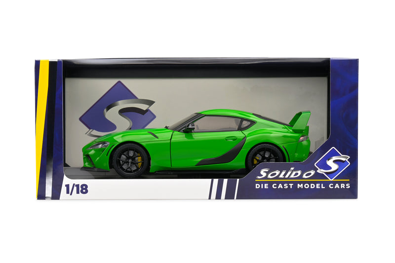 Load image into Gallery viewer, TOYOTA GR SUPRA SOLIDO WORKS WASABI CUSTOM GREEN 2023 SOLIDO 1:18
