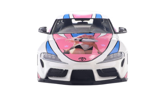 TOYOTA GR SUPRA SOLIDO WORKS ITASHA WHITE 2024 SOLIDO 1:18