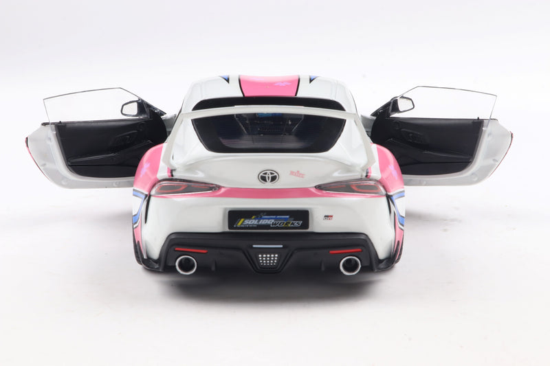Laad de afbeelding in de Gallery-viewer, Toyota GR SUPRA SOLIDO WORKS ITASHA WIT 2024 SOLIDO 1:18
