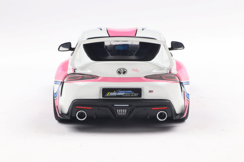 Laad de afbeelding in de Gallery-viewer, Toyota GR SUPRA SOLIDO WORKS ITASHA WIT 2024 SOLIDO 1:18

