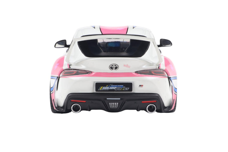 Load image into Gallery viewer, TOYOTA GR SUPRA SOLIDO WORKS ITASHA WHITE 2024 SOLIDO 1:18
