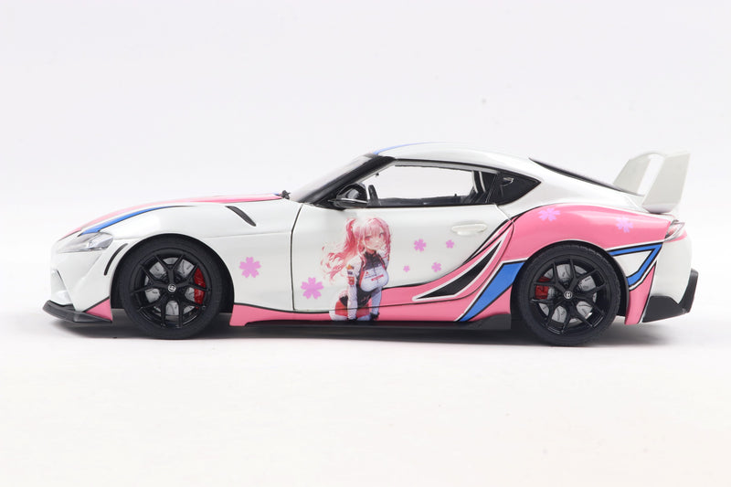 Laad de afbeelding in de Gallery-viewer, Toyota GR SUPRA SOLIDO WORKS ITASHA WIT 2024 SOLIDO 1:18
