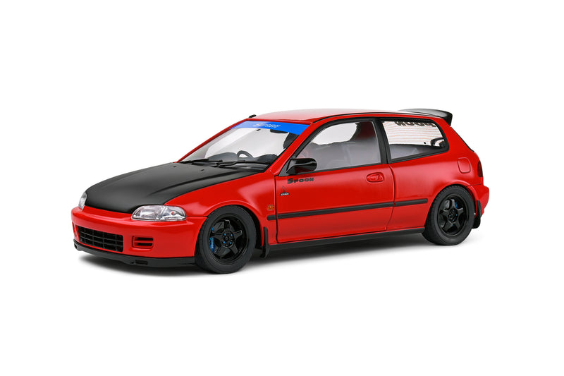 Load image into Gallery viewer, HONDA CIVIC (EG6) SPOON VERSION RED 1991 SOLIDO 1:18
