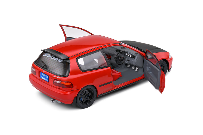 Load image into Gallery viewer, HONDA CIVIC (EG6) SPOON VERSION RED 1991 SOLIDO 1:18
