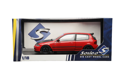 HONDA CIVIC (EG6) SPOON VERSION RED 1991 SOLIDO 1:18